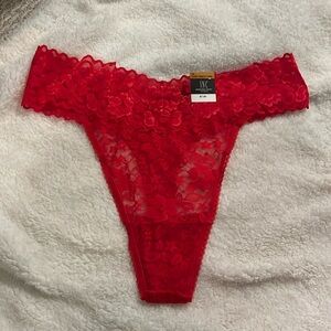 International concepts red thong